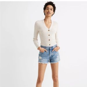 Madewell Relaxed Denim Shorts in Foxglen Wash